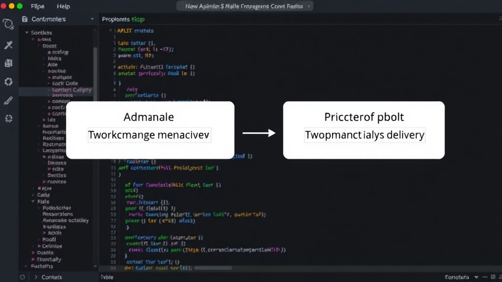 Diagram showing two distinct API endpoints, one for admin management and one for public content delivery.