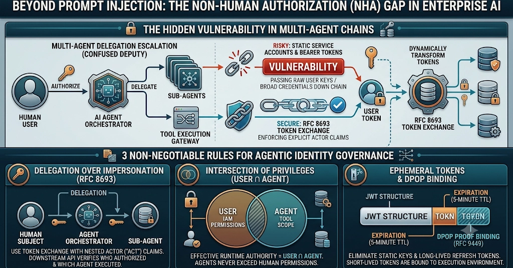 Enterprise AI's Hidden Threat: Delegation Escalation in Multi-Agent Chains