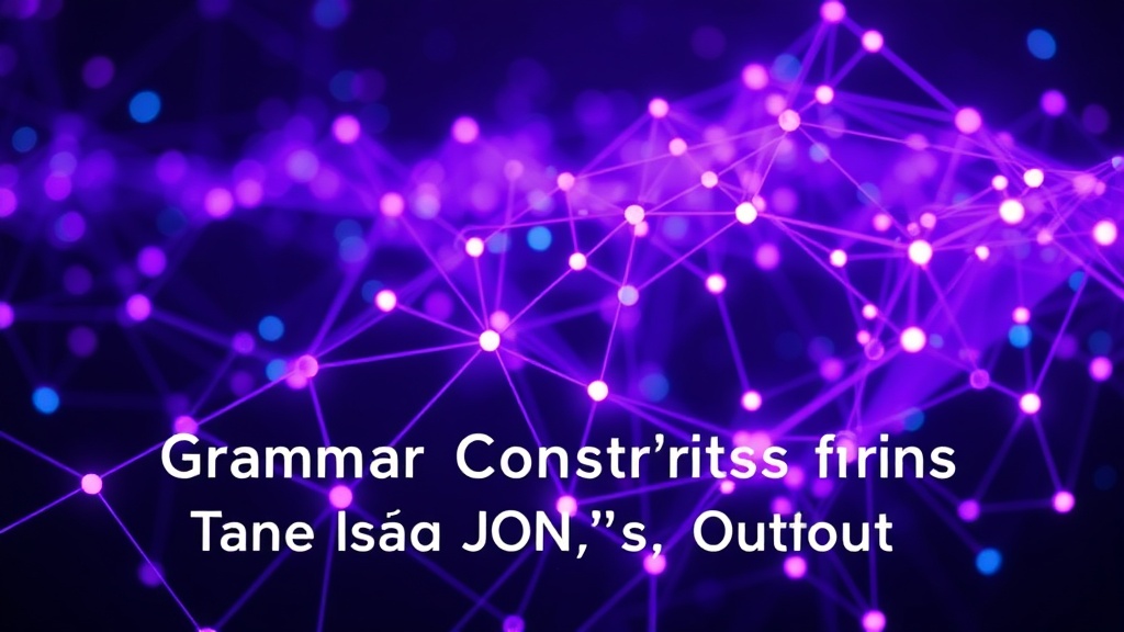 Schema definition translated into GBNF grammar rules for AI output constraints