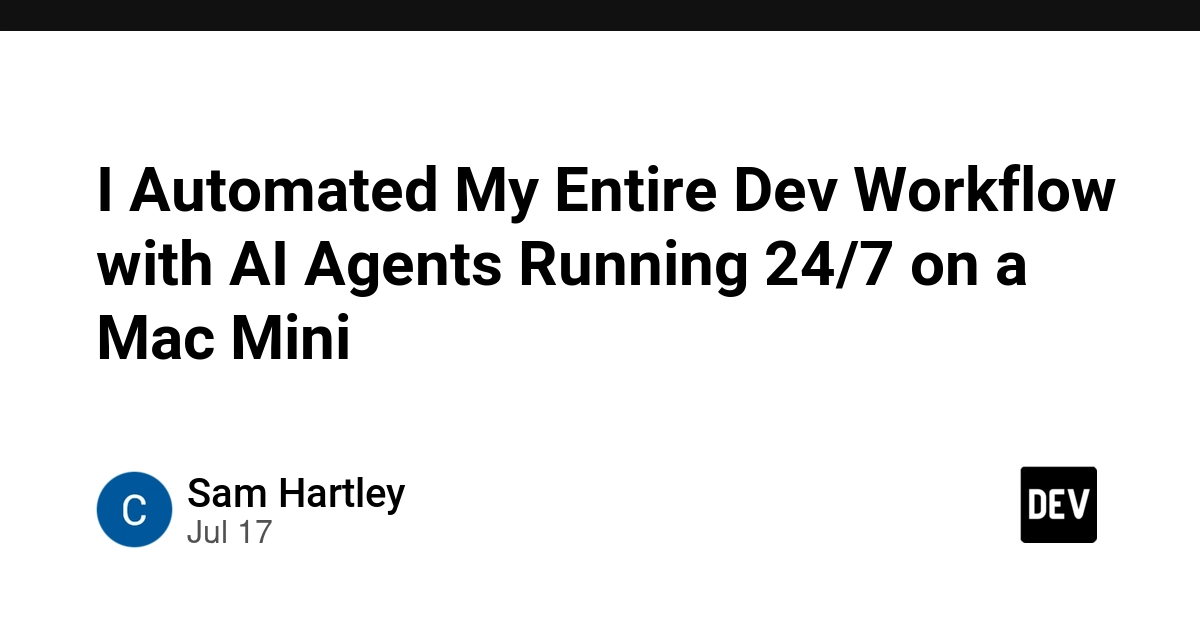 AI Agents Automate Dev Workflow on Mac Mini