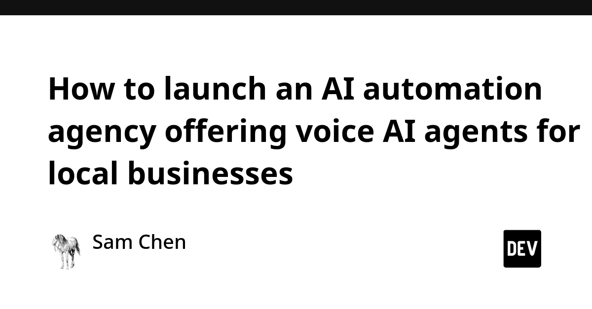 Launch AI Voice Agent Agency for Local Businesses