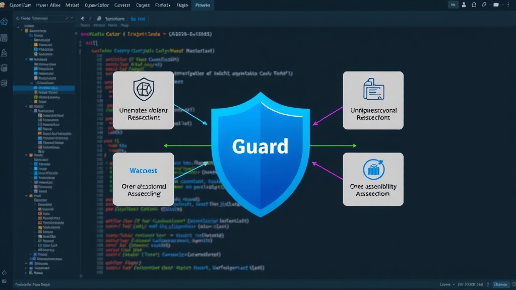Diagram illustrating the OpenClaw Guard's multi-layered security approach for LLMs.