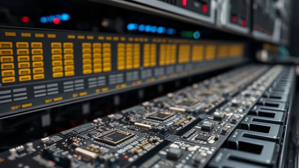 Nvidia B200 GPU server rack showcasing advanced AI processing hardware
