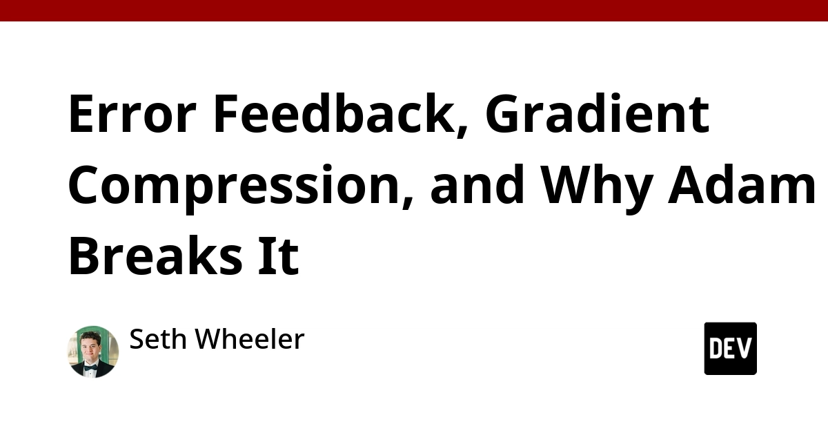 Error Feedback Breaks Adam Optimizer When Combined with Gradient Compression