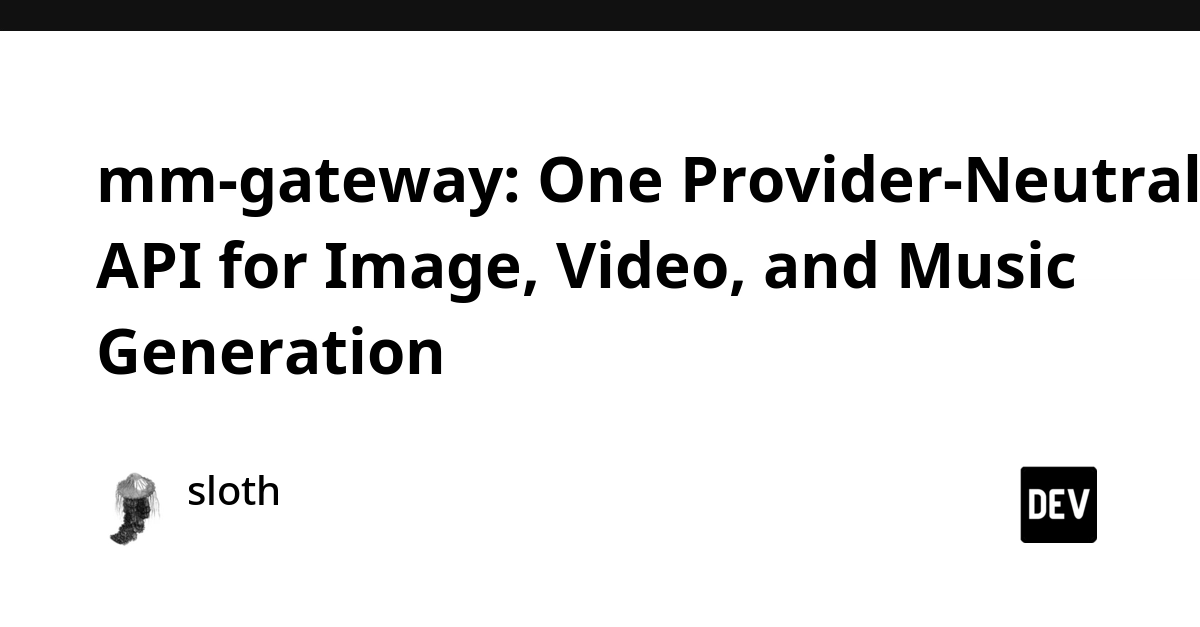 mm-gateway offers provider-neutral API for generative AI