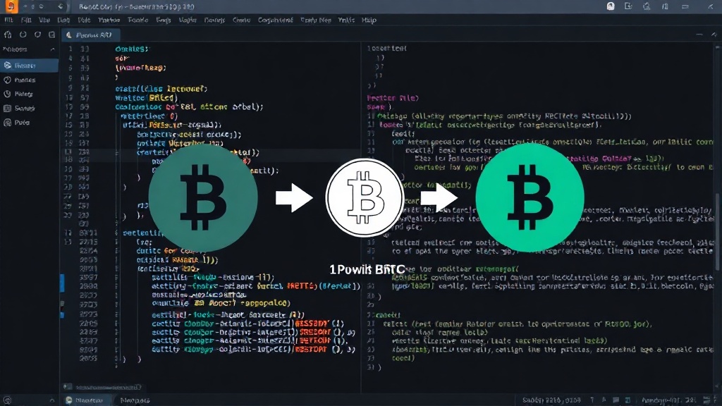 Diagram illustrating the 1:1 pegging of RBTC to BTC via the PowPeg mechanism.