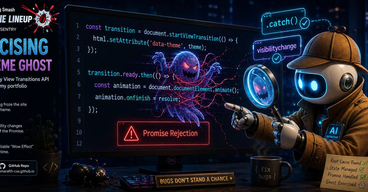 Ghost in View Transitions API Defeats Developer, Google AI