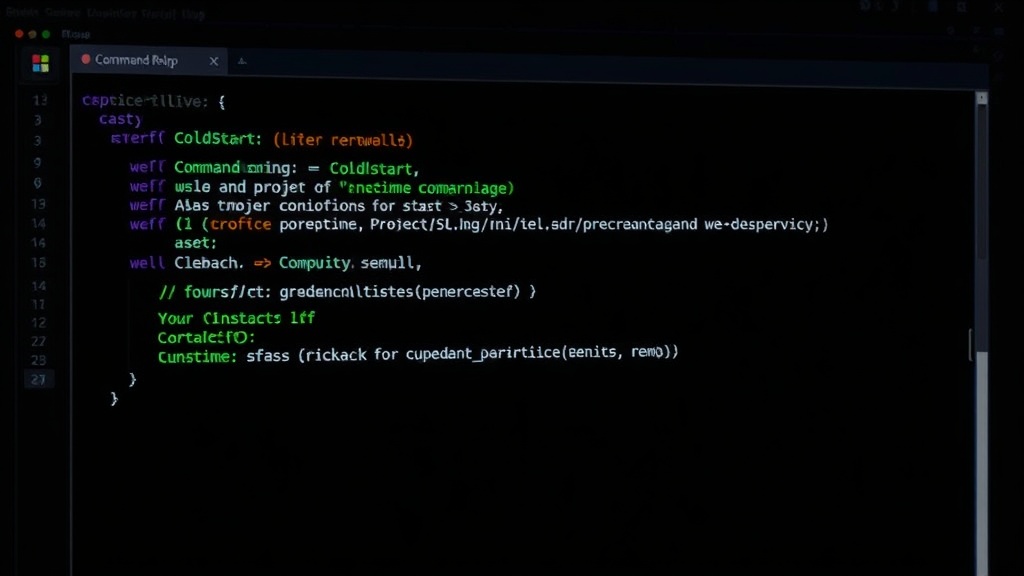 Command line output showing coldstart identifying project runtimes and dependencies.