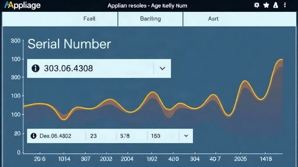 Appliage interface showing serial number input and decoded age results.
