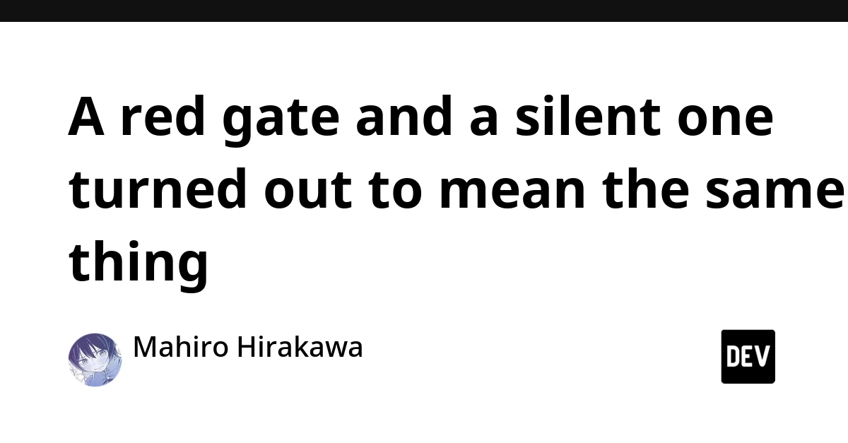 Red and Silent CI Gates Hide Same Billing Failure