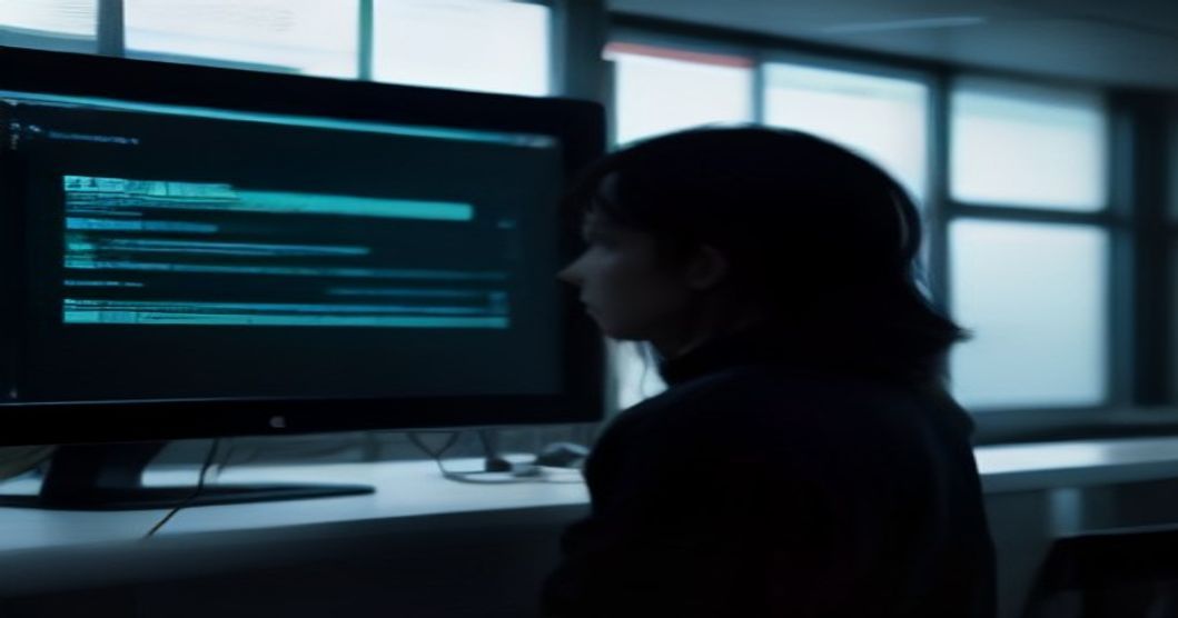 Developer looking frustrated at a terminal screen showing a failed build