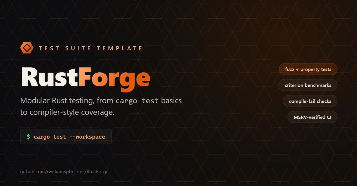 RustForge: New Template Simplifies Rust Service Testing