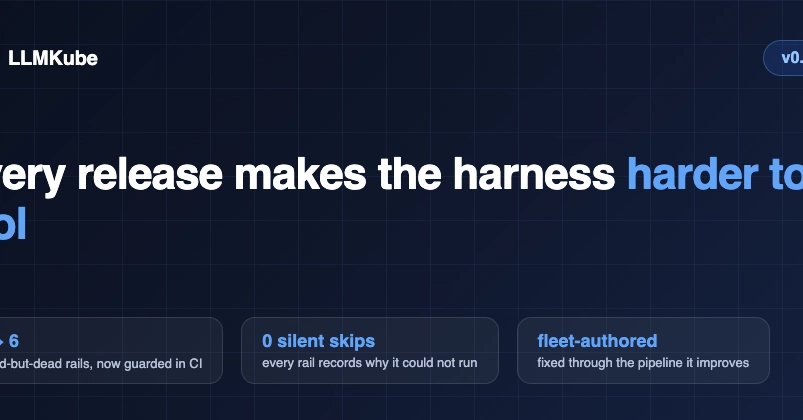 LLMKube 0.9.19: The Harness Loop Closes as Agent Pipeline Improves Itself