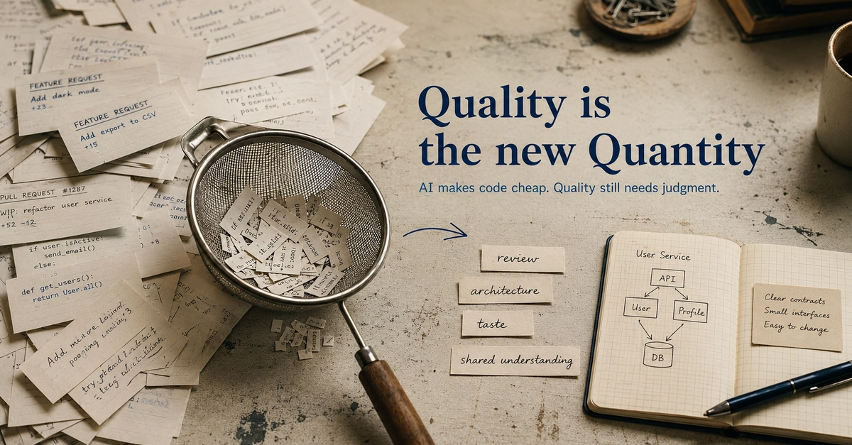 AI's Code Flood: Quality, Not Quantity, Now Defines Software Success