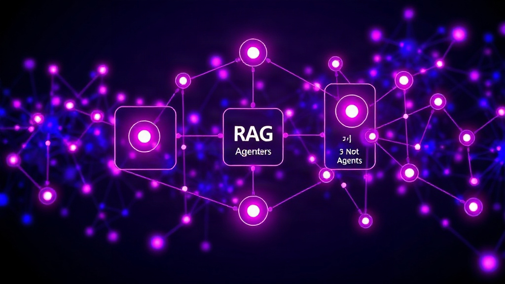 Diagram illustrating the distinct components of RAG, agents, and a hybrid retrieval-action system.