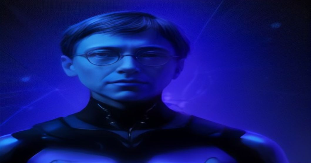Bill Gates speaking about the future of artificial intelligence at a technology summit
