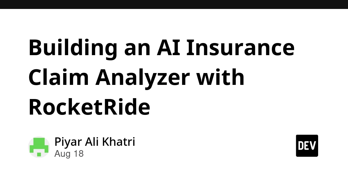 RocketRide Powers ClaimDesk AI for Insurance Claim Analysis