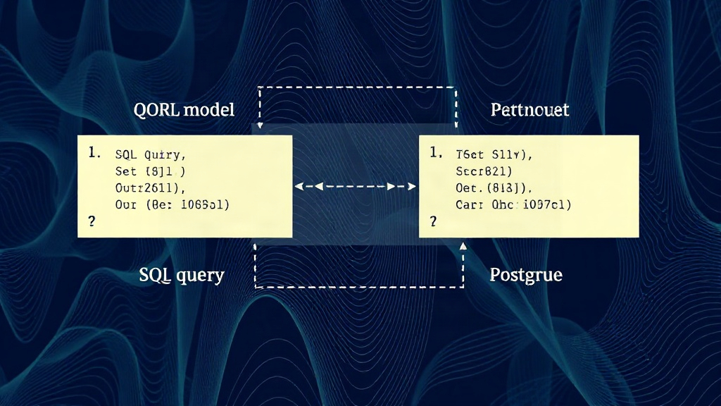 Diagram illustrating the QORL model's input (SQL query) and output (optimized query plan)