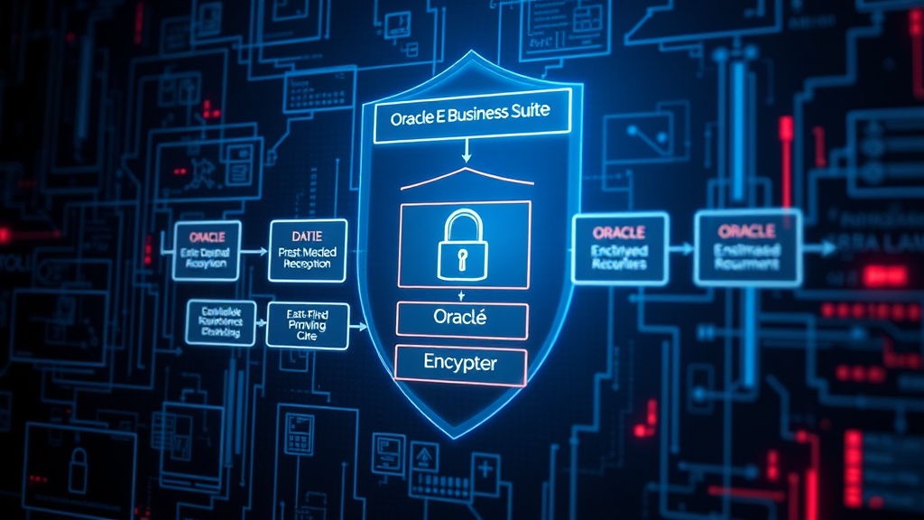 Diagram illustrating the interconnectedness of Oracle E-Business Suite modules