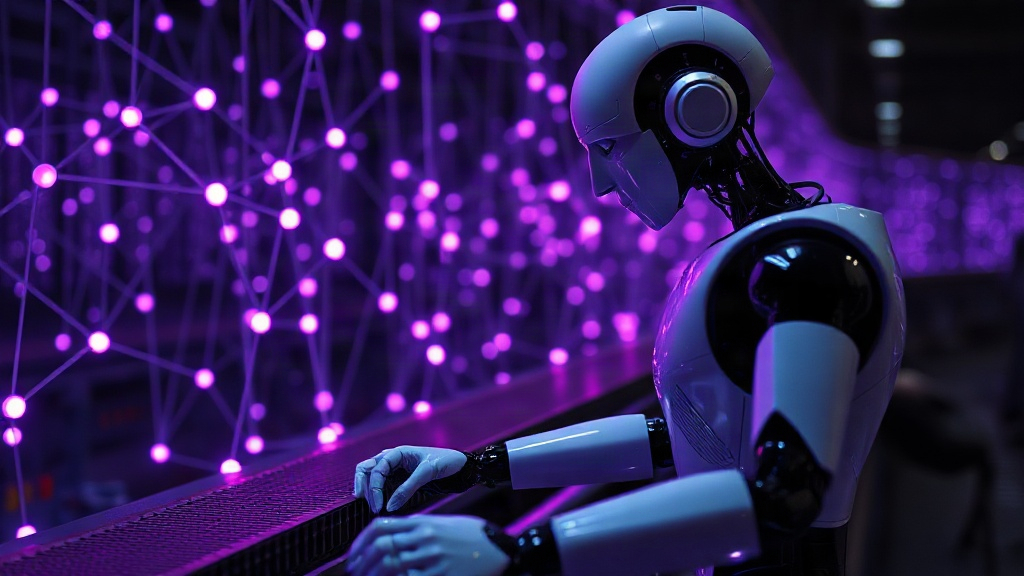 Tesla Optimus humanoid robot performing a task on an assembly line