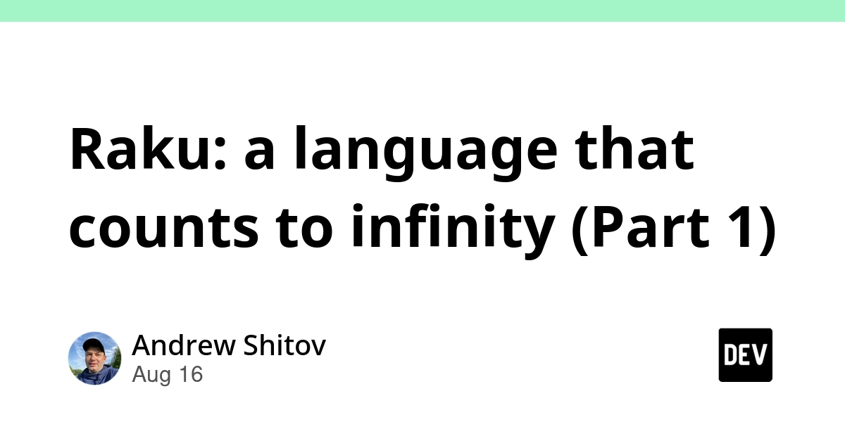 Raku's Infinite Sequences: A Developer's Deep Dive