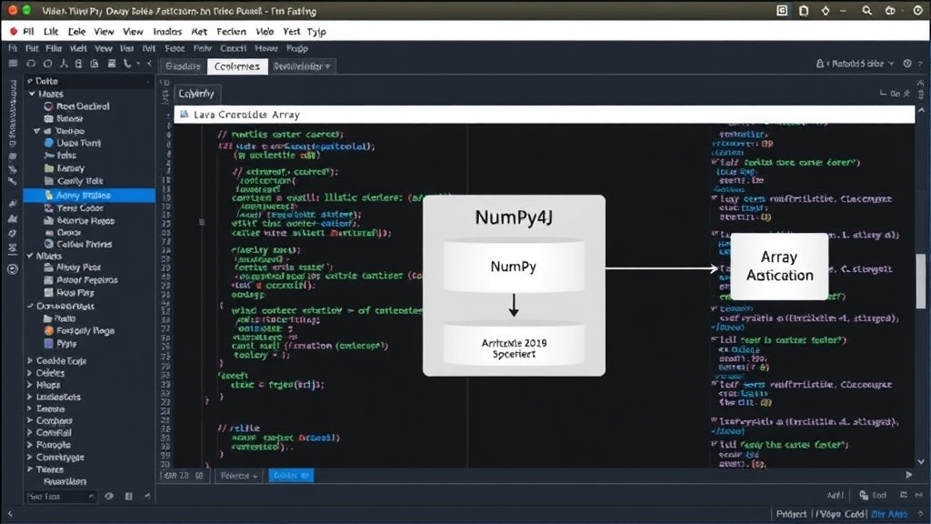 Diagram illustrating NumPy4J's integration into a typical Java application architecture