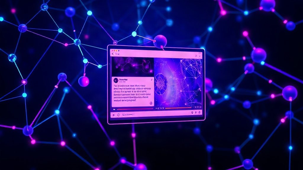 User interface mockup showing a chat window alongside a video timeline