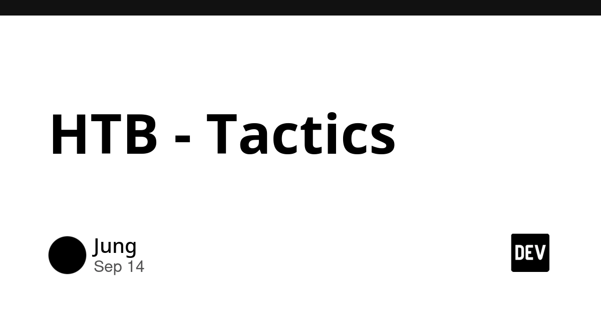 HTB 'Tactics' Machine Walkthrough: Windows Exploit