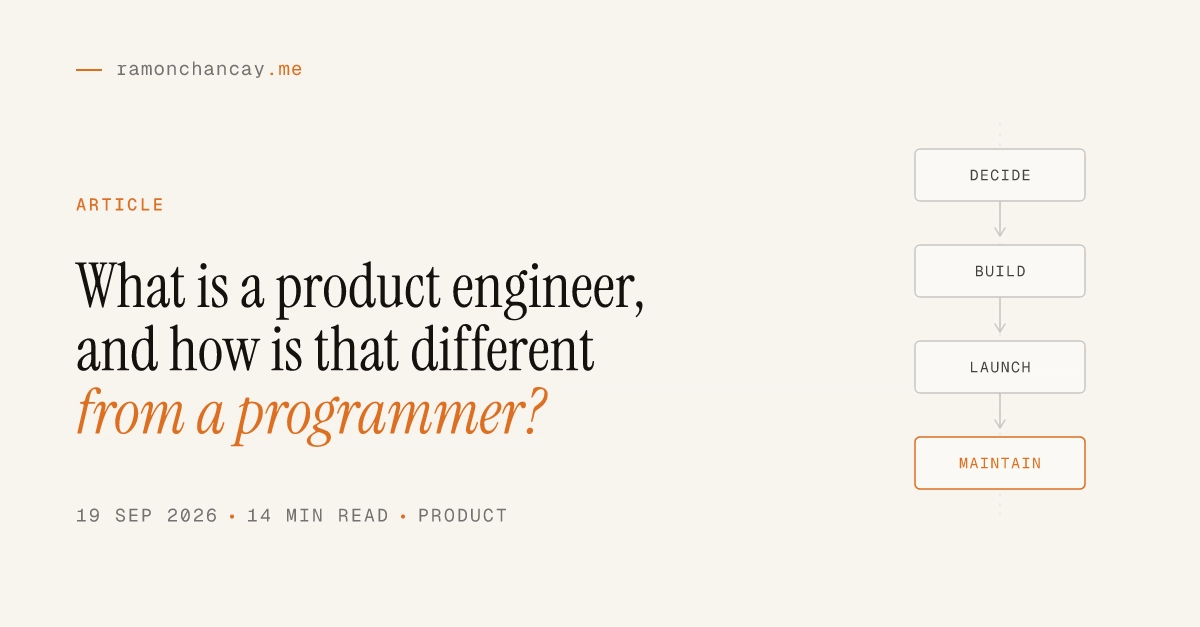 Product Engineer vs. Programmer: Who Owns the Outcome?