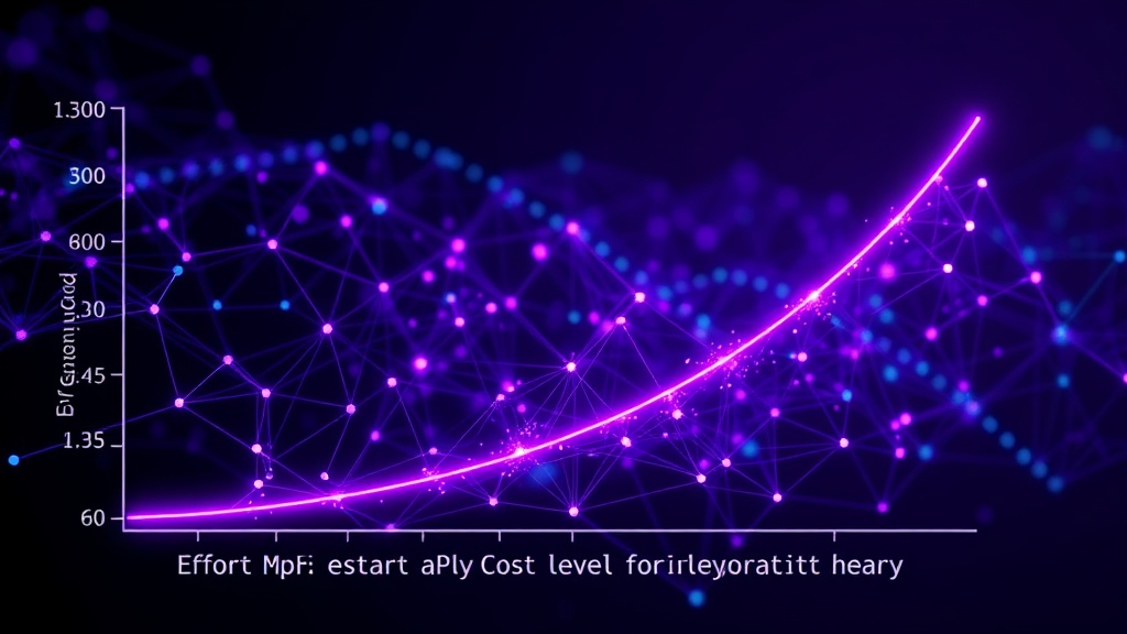 Graph showing the exponential relationship between effort level and API request cost.