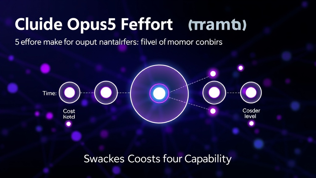 Diagram illustrating the five effort levels and their impact on cost and output quality.