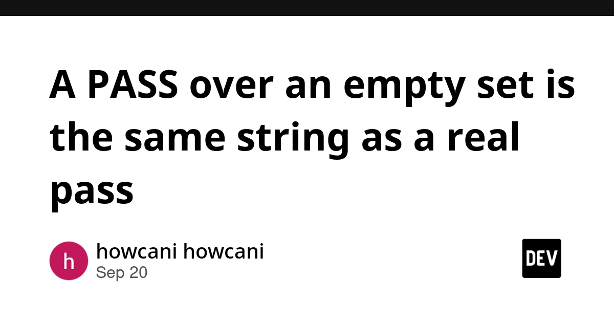 Git Tool's Empty Set Handling Creates Ambiguity: PASS Output Mimics Clean State