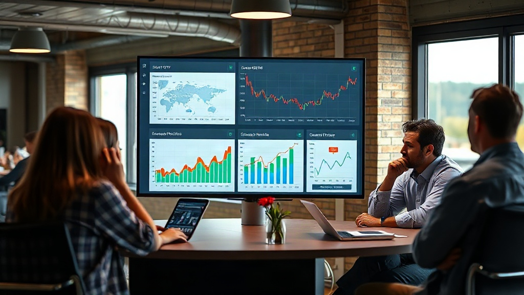 Dashboard view of ETFBOOK's analytics platform showcasing global ETF market trends