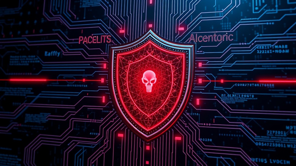 Diagram illustrating the dual nature of AI in cybersecurity: offensive threats versus defensive capabilities.