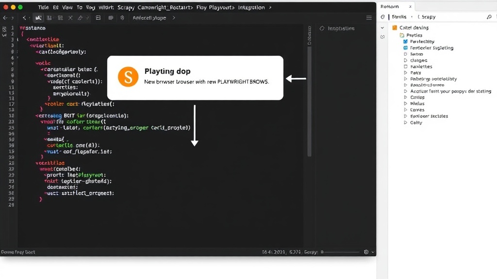 Diagram illustrating Scrapy-playwright's new browser provider integration flow