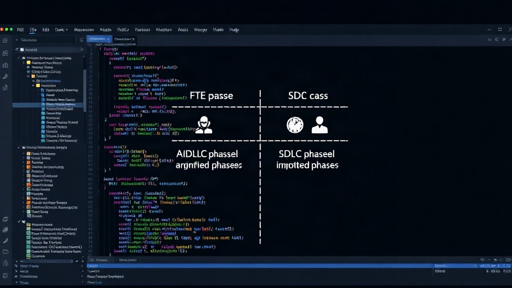 Comparison chart detailing differences between SDLC phases and AI-DLC adaptations.