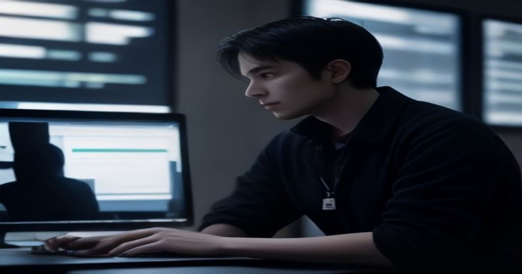 Developer discussing code with a QA engineer, highlighting collaboration on user experience