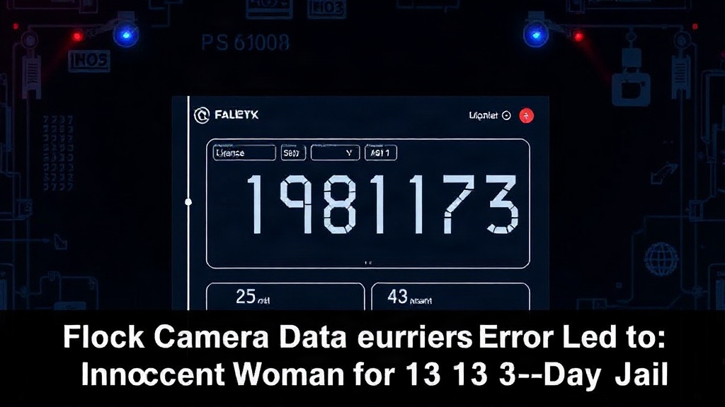 Screenshot of a Flock Safety camera system interface displaying license plate data