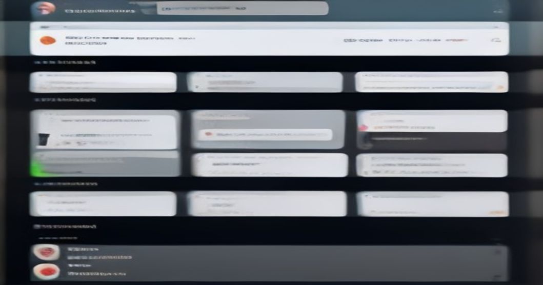 Inline dashboard showing a team chat thread with multiple participants and shared files