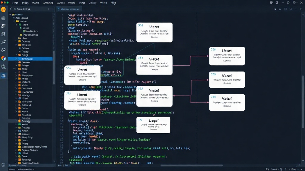 Conceptual diagram showing the flow of data in an AI chat interface.