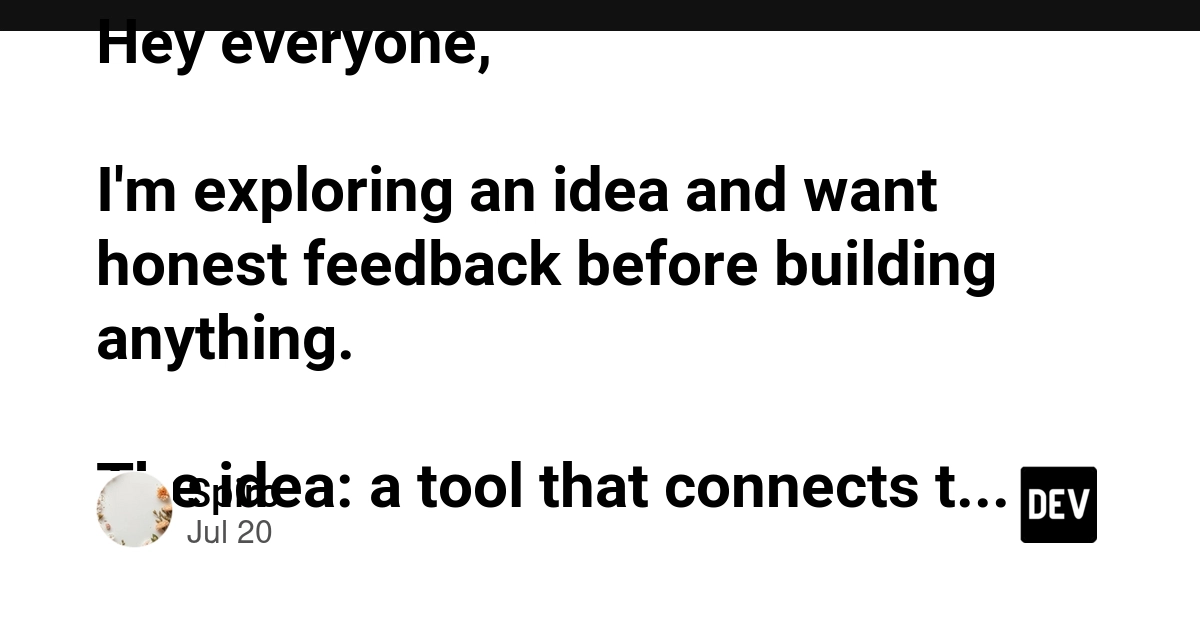 AI-Powered GitHub Documentation Generator Idea Seeks Feedback
