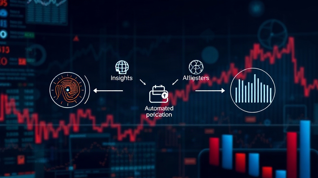 Diagram illustrating the flow from AI insights to AI-driven automated financial actions.