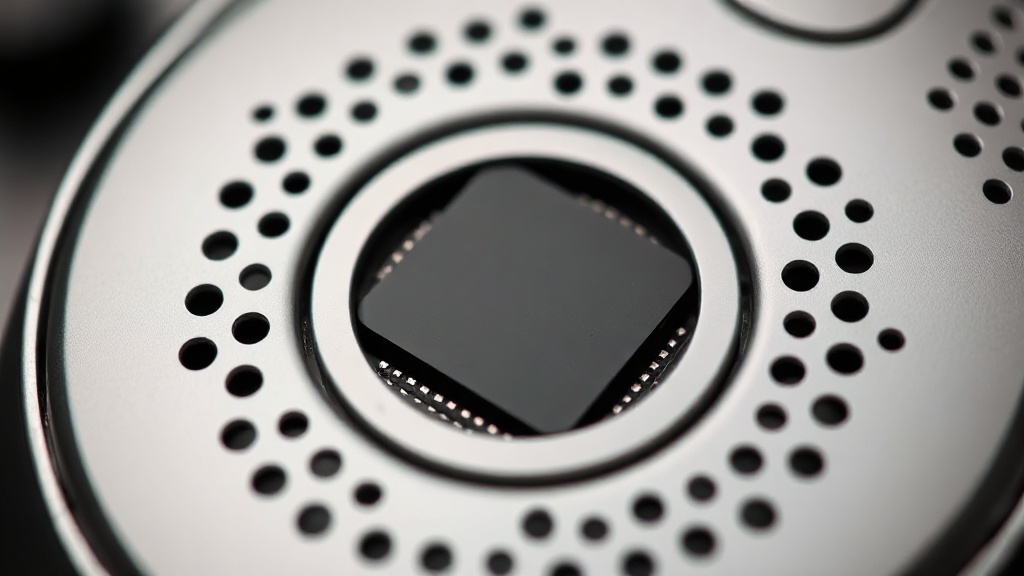 Close-up of the Pulsar Feinmann F01 Noctua Edition's perforated shell design