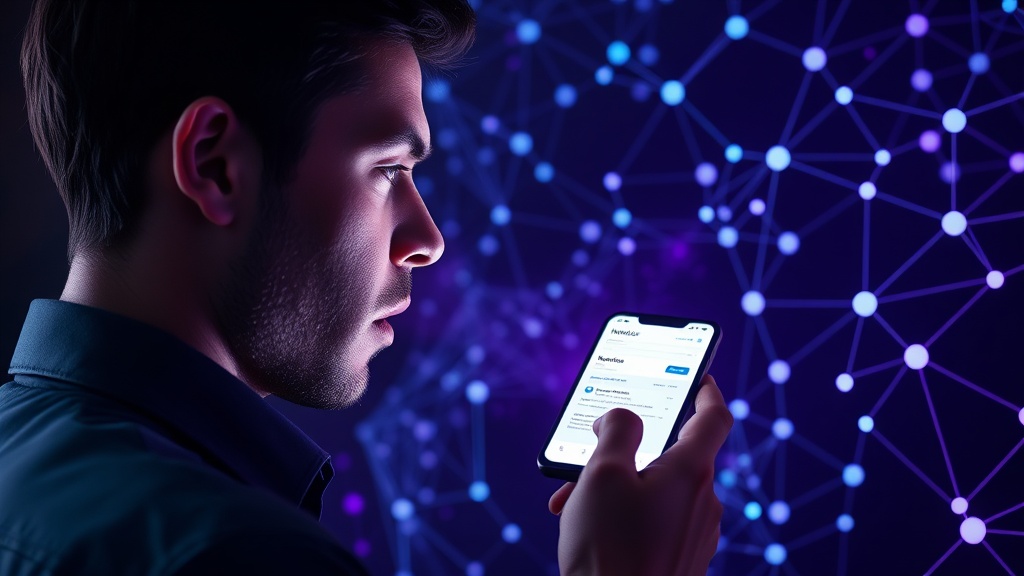 User speaking into a smartphone to generate a business quote