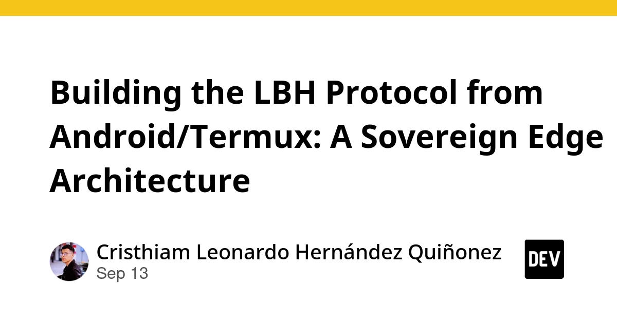 Android/Termux Enables Sovereign Edge Architecture for LBH Protocol