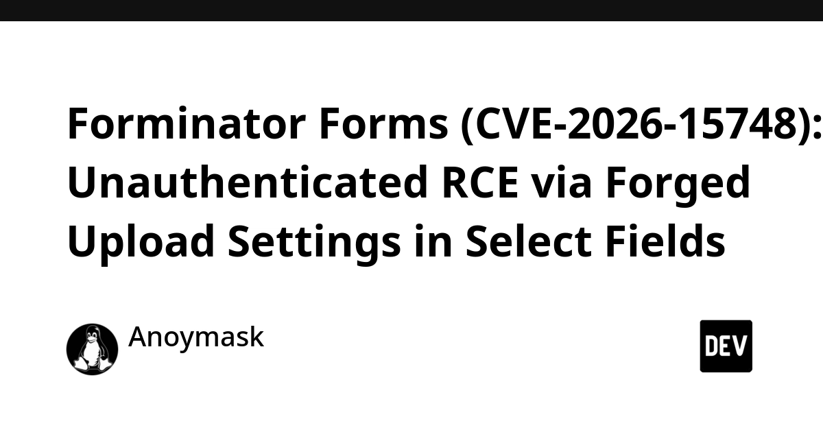 Forminator Forms RCE Vulnerability Affects 600,000 WordPress Sites