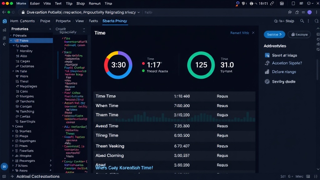 Browser extension dashboard showing time spent on various productivity and distraction websites