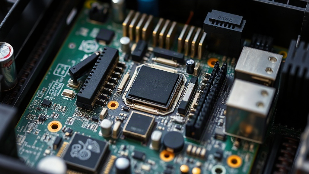 Custom motherboard designed to house the Raspberry Pi CM5 within an HP ProLiant N40L server chassis