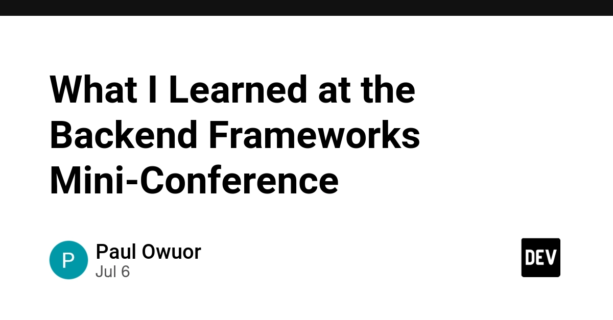 Backend Dev Beyond APIs: Reliability, Scalability, Security Key