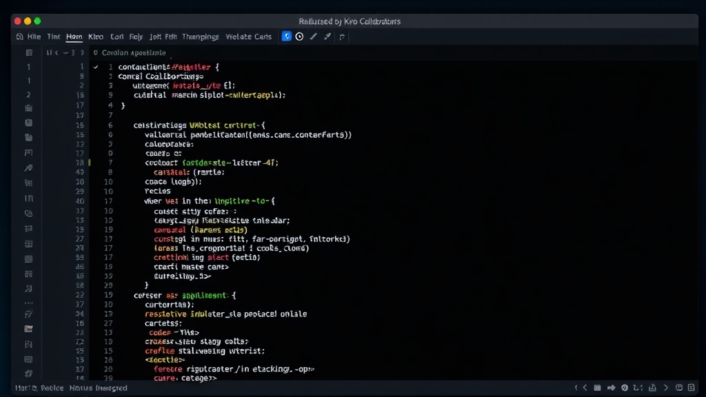 Kiro interface showing a shared coding space with multiple collaborators' cursors